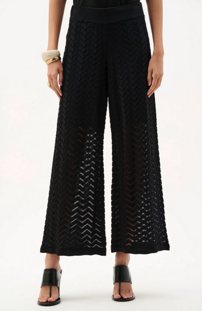 Chevron Stitch Culotte Pant