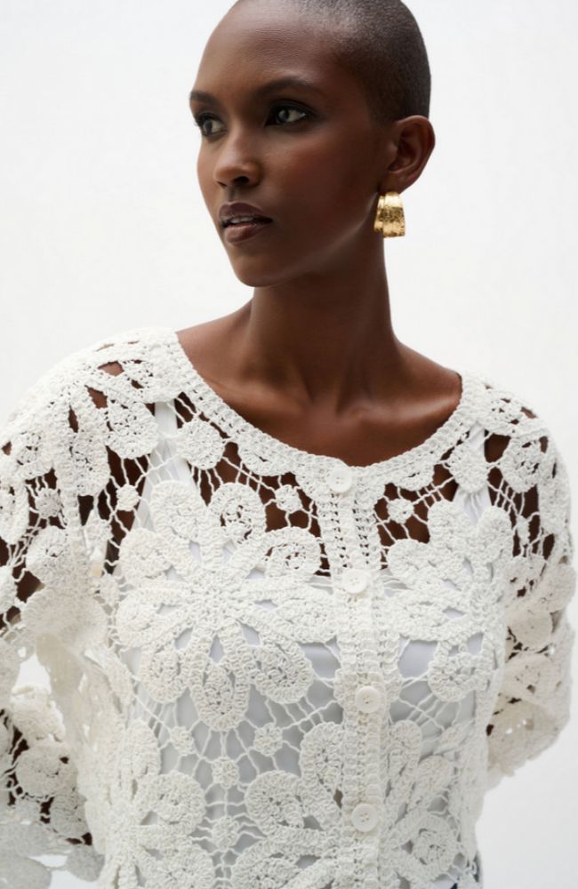 Crochet Boxy Cardigan