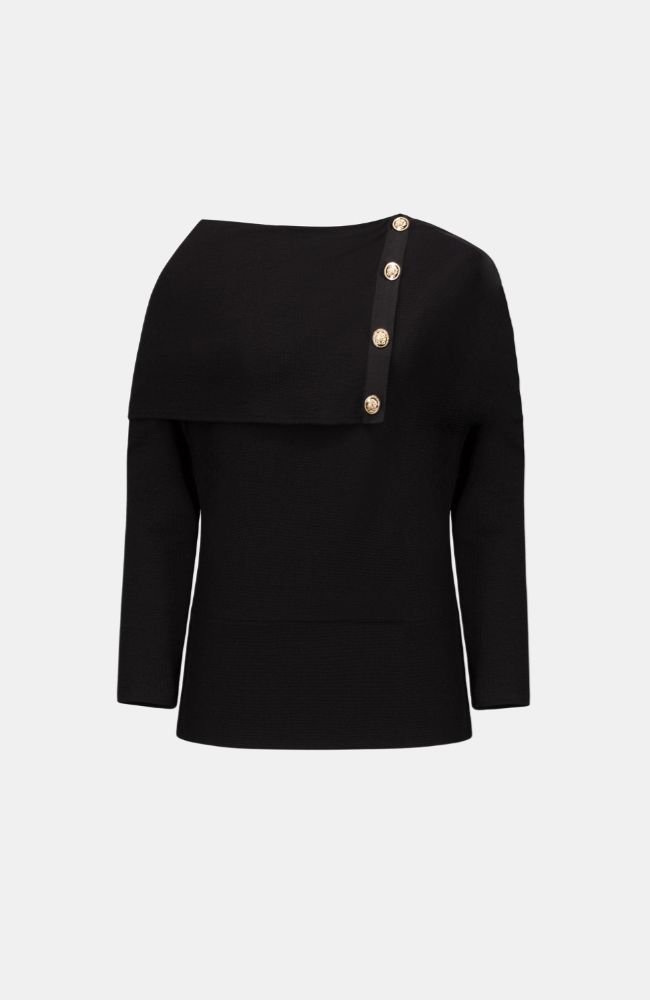 Jacquard Sweater Boxy Top