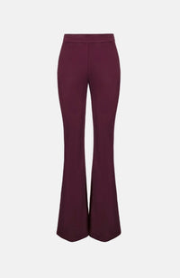 Scuba Suede Flared Pants