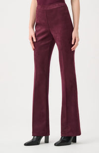 Scuba Suede Flared Pants