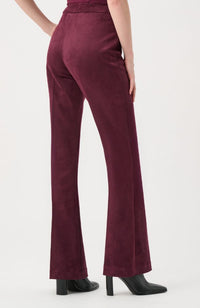 Scuba Suede Flared Pants