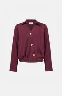 V-Neck Cocoon Top