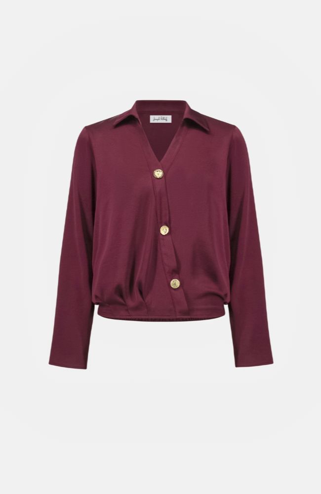 V-Neck Cocoon Top