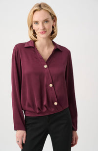 V-Neck Cocoon Top