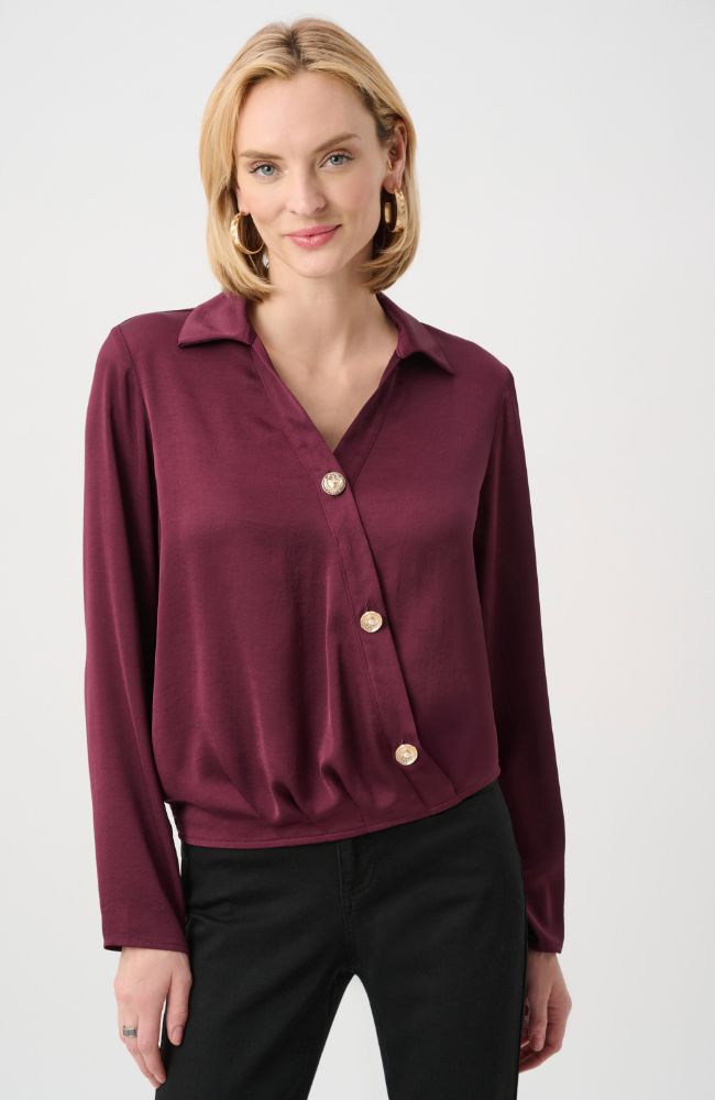V-Neck Cocoon Top
