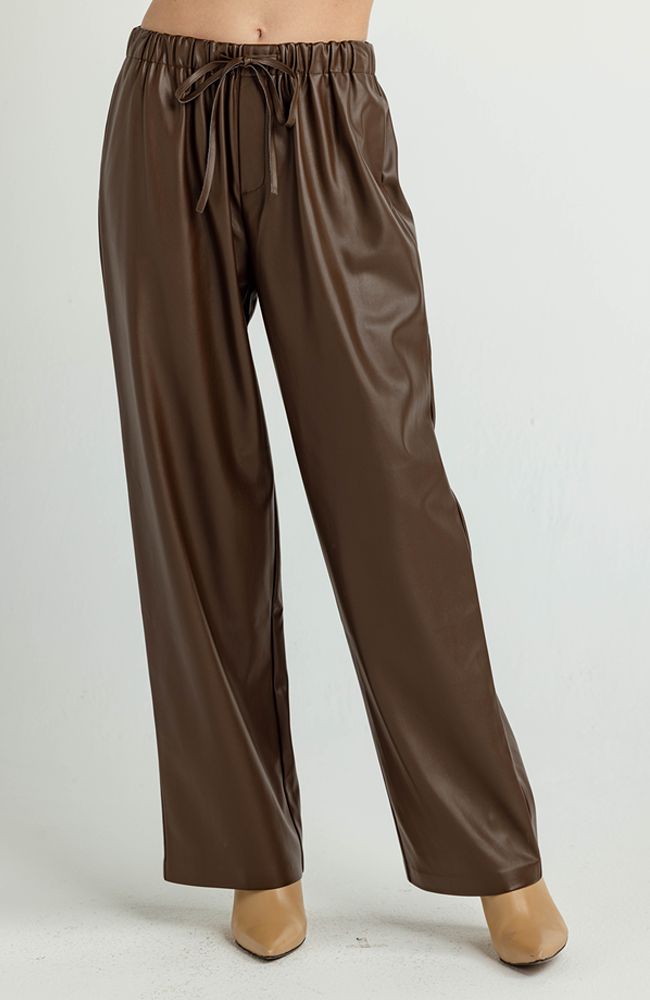 Vegan Leather Alec Pants