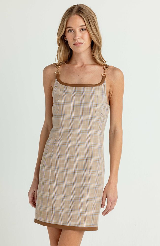Noah Dress In Heather Plaid