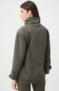 Mock Neck Embellished Jacket
