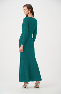 Sparkle Knit Wrap Gown
