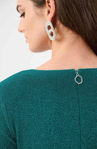 Sparkle Knit Wrap Gown