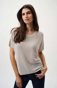 Metallic Knitted T-shirt