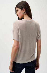 Metallic Knitted T-shirt