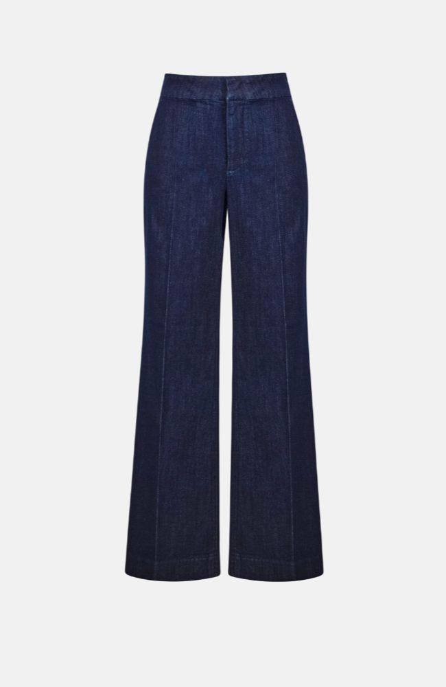 Stretch Denim HR Wide Leg Jean