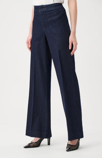 Stretch Denim HR Wide Leg Jean