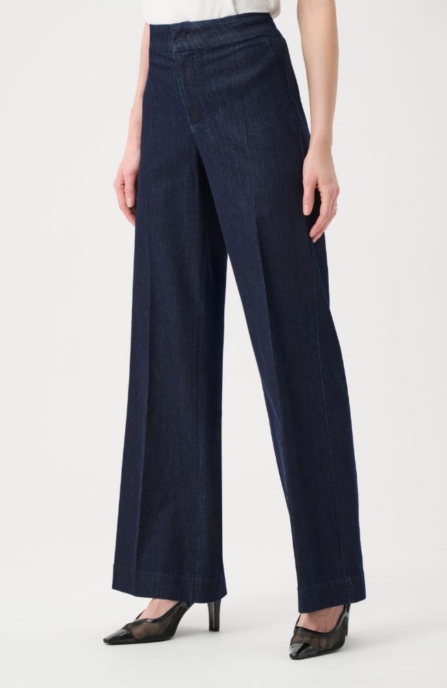 Stretch Denim HR Wide Leg Jean