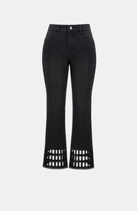 Straight Classic Jeans with Rhinestones