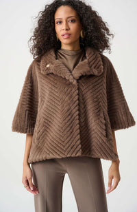 Chevron Cape Style Jacket