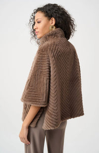 Chevron Cape Style Jacket