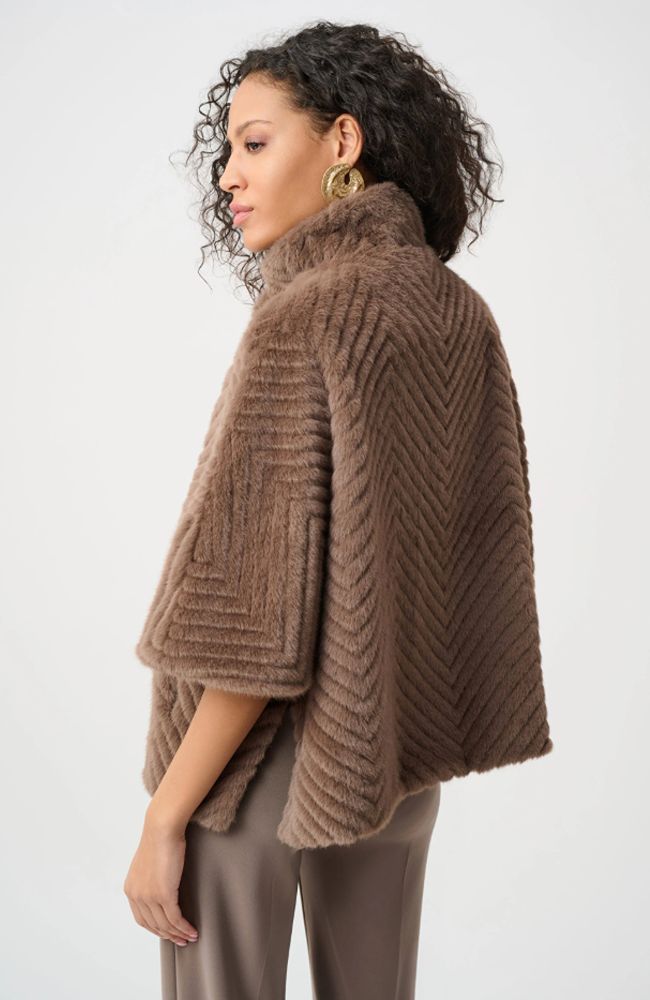 Chevron Cape Style Jacket
