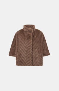 Chevron Cape Style Jacket