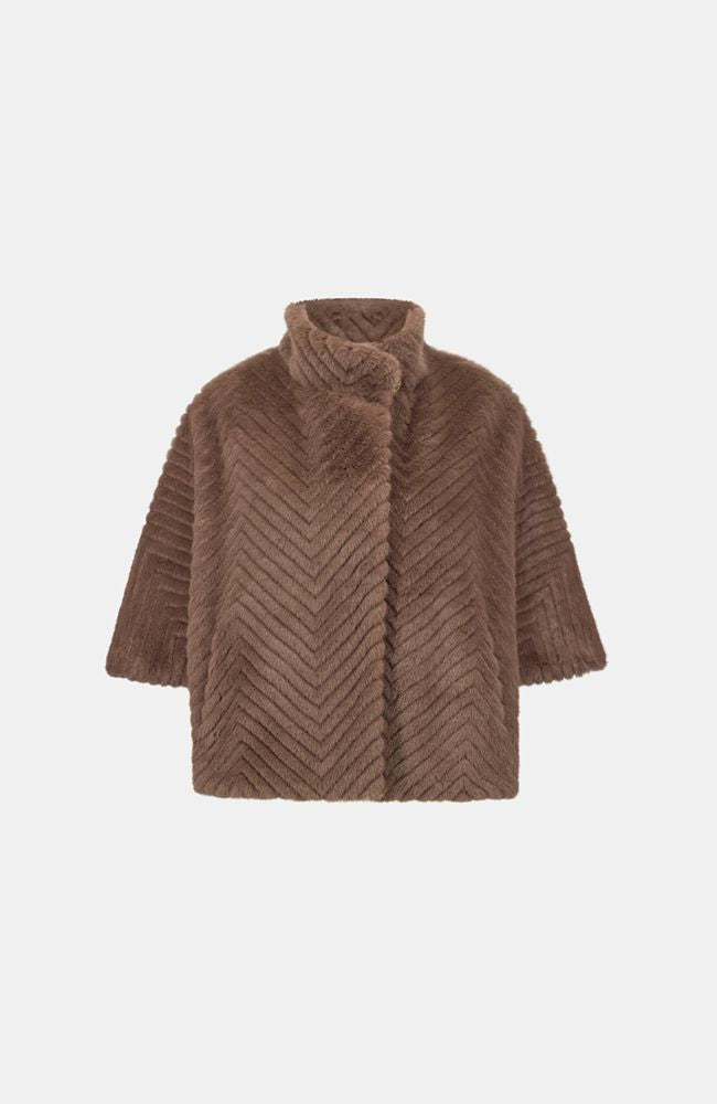 Chevron Cape Style Jacket