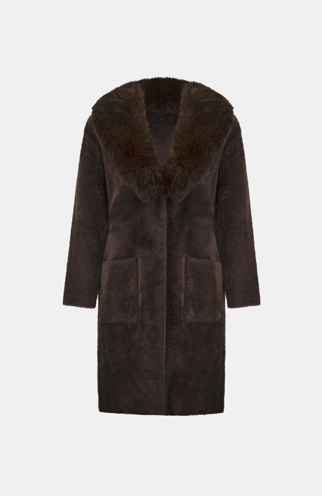 Coat Detachable Fur Collar