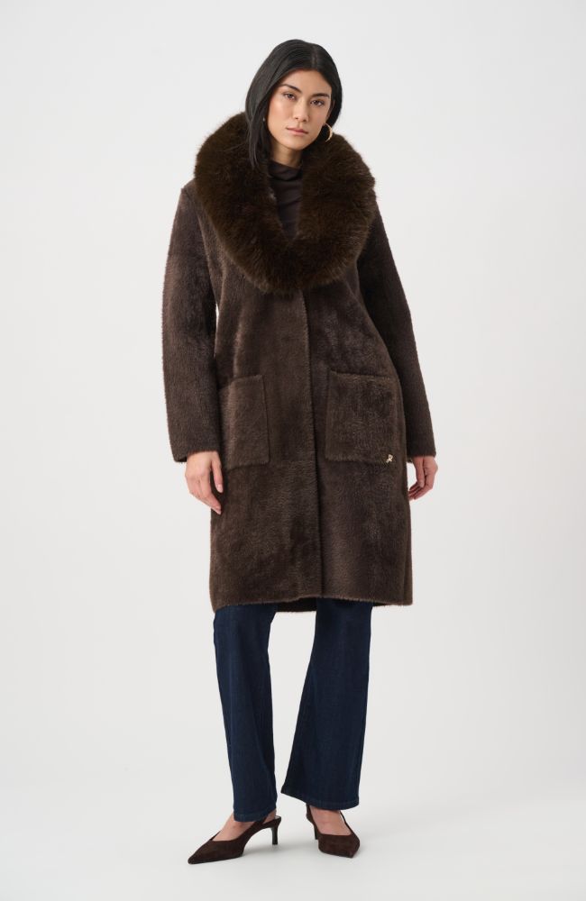 Coat Detachable Fur Collar