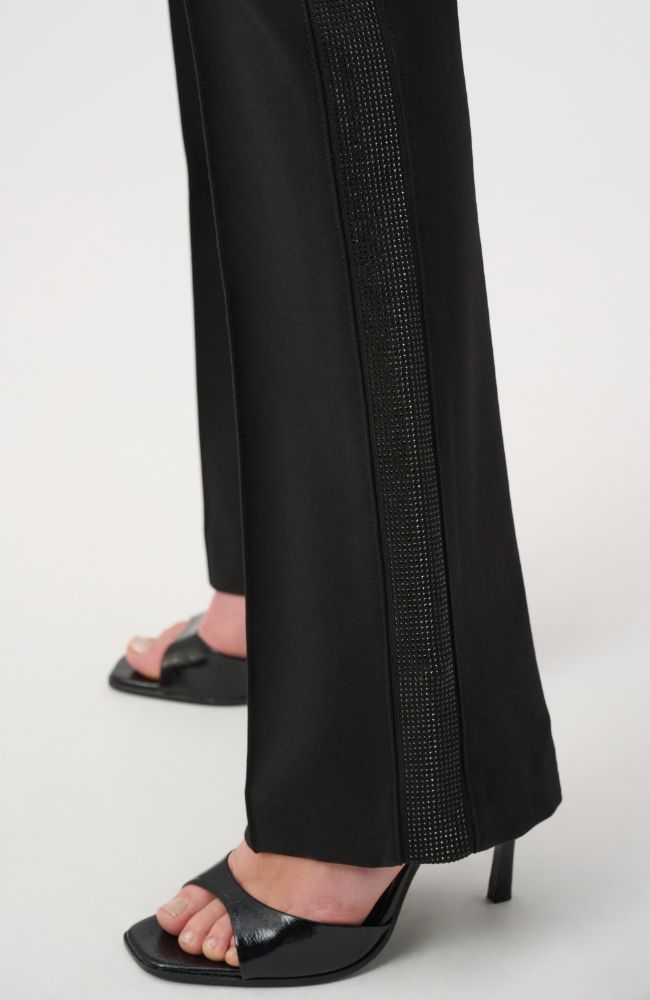 Flared Pants with Rhinestones