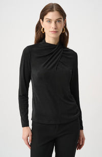 Twisted Mock Neck Top