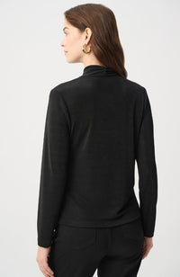 Twisted Mock Neck Top