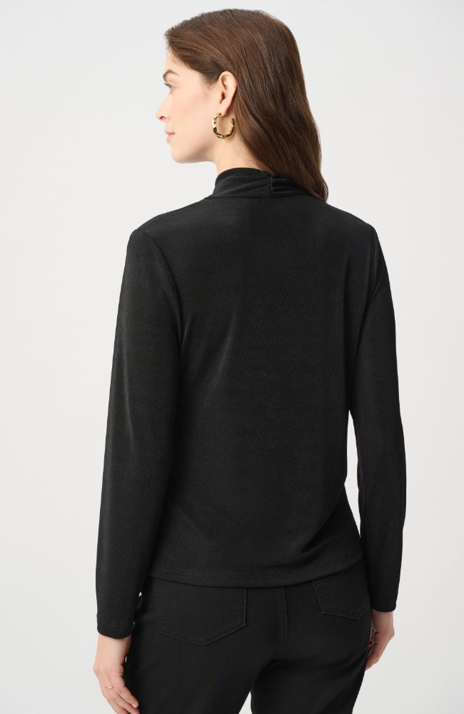 Twisted Mock Neck Top