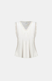 Recycled Satin Sleeveless Top