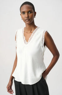 Recycled Satin Sleeveless Top