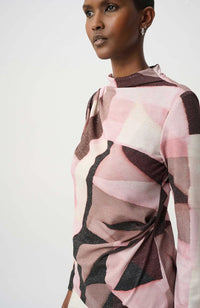 Abstract Swirl Print Top