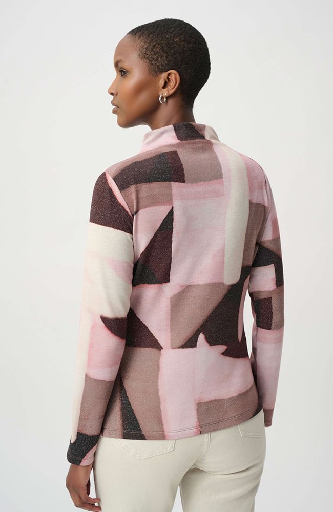 Abstract Swirl Print Top