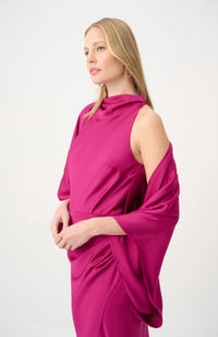 Satin Dolman Sleeve Cover-Up