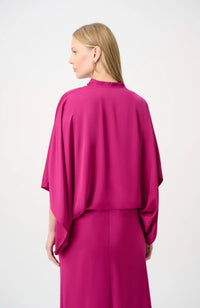 Satin Dolman Sleeve Cover-Up