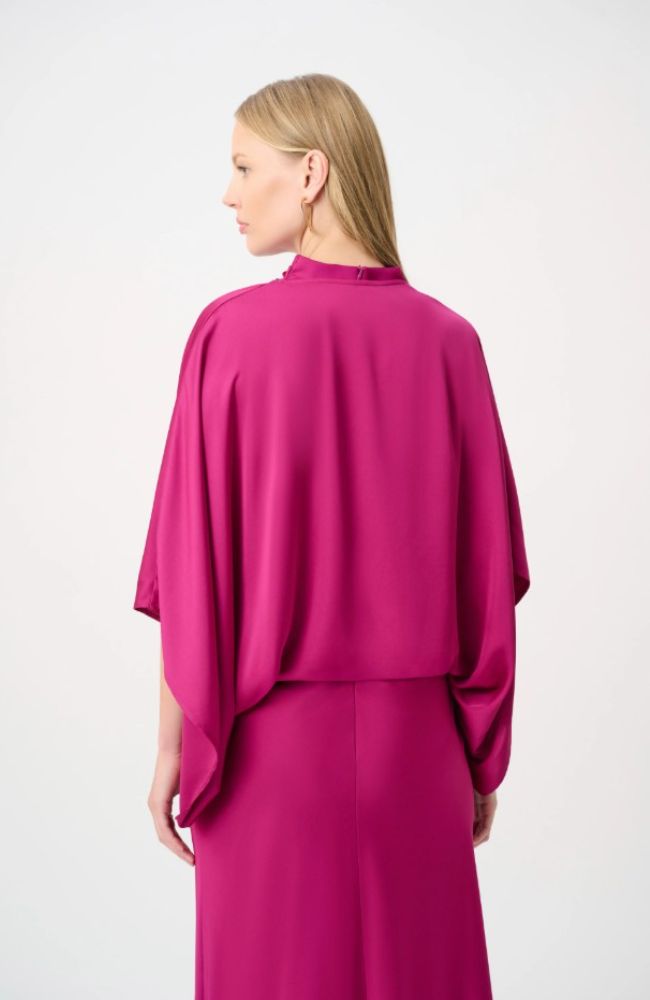 Satin Dolman Sleeve Cover-Up