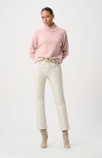 Classic Straight Leg Metallic Jeans