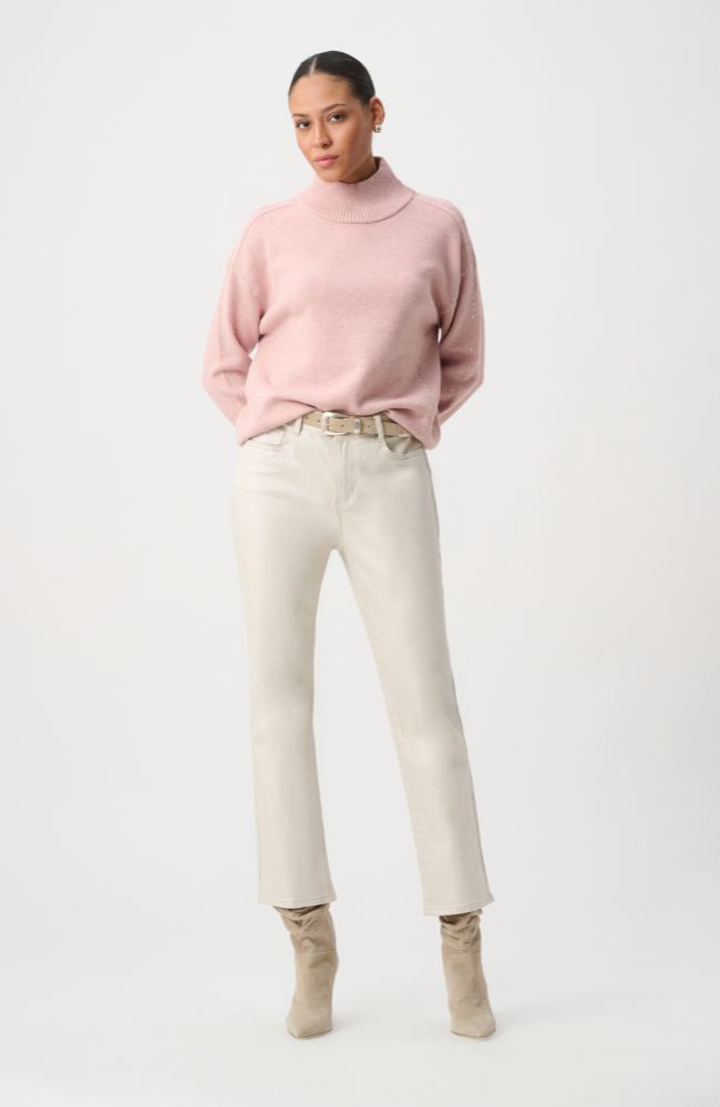 Classic Straight Leg Metallic Jeans
