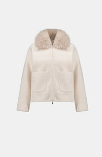 Detachable Faux Fur Collar Jacket
