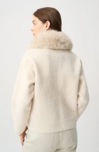 Detachable Faux Fur Collar Jacket