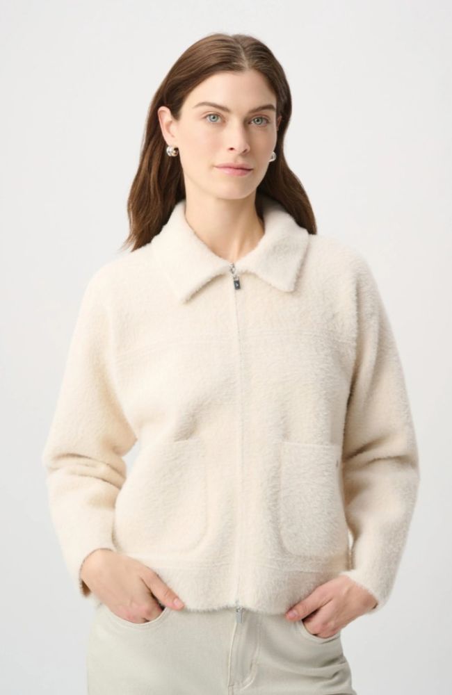 Detachable Faux Fur Collar Jacket