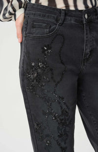 Classic Bootcut Embellished Jeans