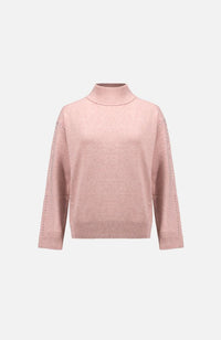 Embellished Turtleneck Sweater
