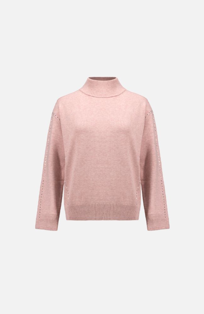 Embellished Turtleneck Sweater