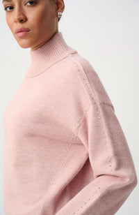 Embellished Turtleneck Sweater
