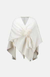 Faux Fur Draped Cover Up
