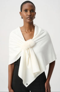 Faux Fur Draped Cover Up